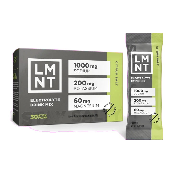 LMNT Recharge packaging, image from the brand's own store